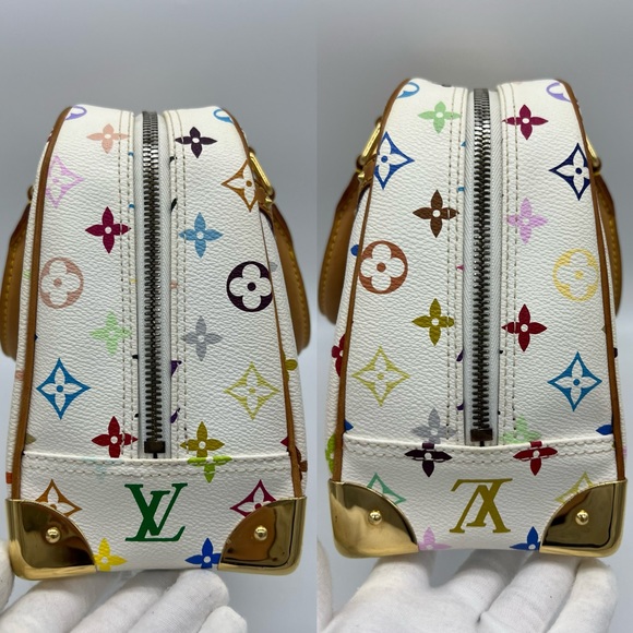 âSOLDâLouis Vuitton multicolor Trouville in white - Picture 12 of 15